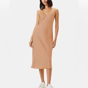 amour vert brianna silk dress